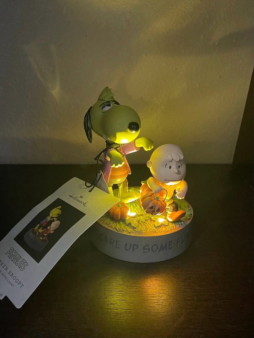 Hallmark Peanuts Franken-Snoopy Figurine with Lights
